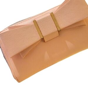 Betsy Johnson zip around wallet with credit card & ID compartments